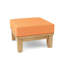 Luxe Outdoor Teak Ottoman