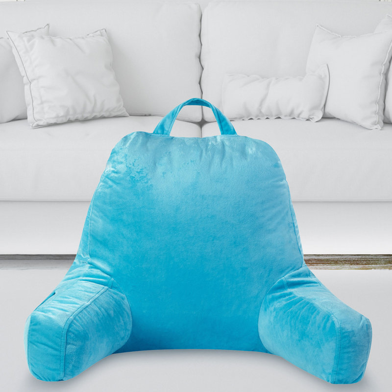  Housse de coussin et insert, Bleu ciel, H 16 po x l 13 po x P 9 po