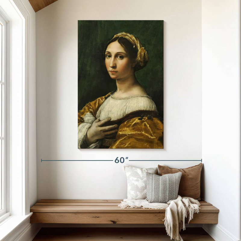 Portrait de jeune femme Leisha 1515-1520, H 48 po x l 32 po