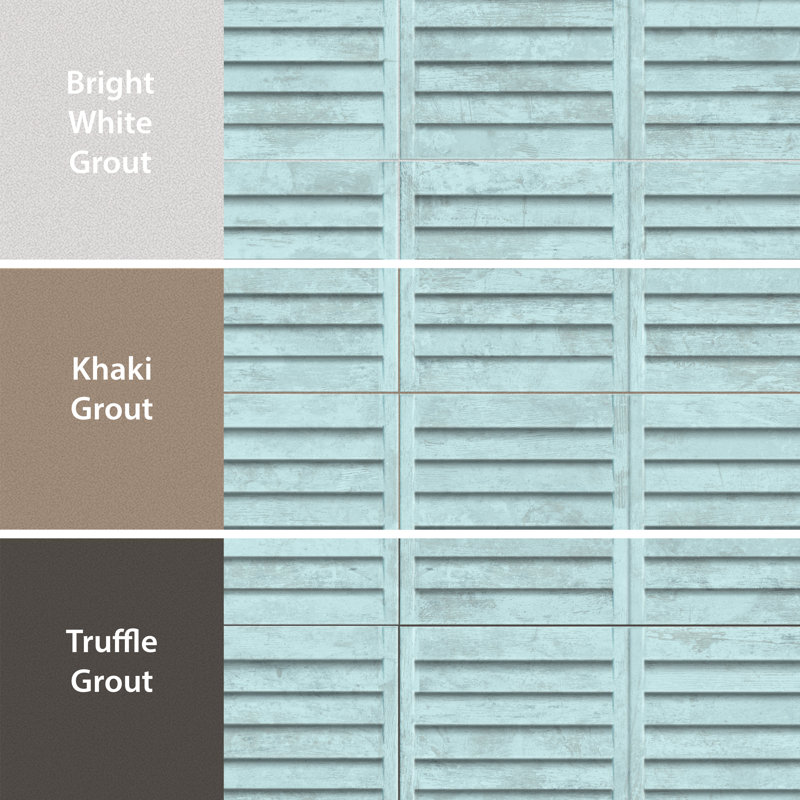 Habanera Decor 11-7/8 In. X 35-1/2 In. Ceramic Wall Tile, Blue
