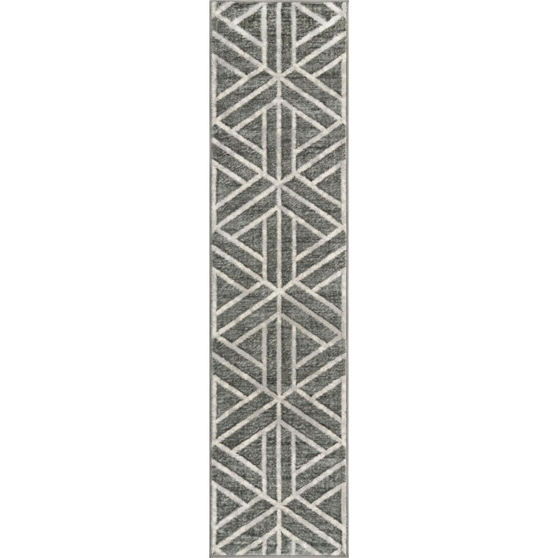 Eshin Geometric Indoor Rug, Runner 2' x 8'