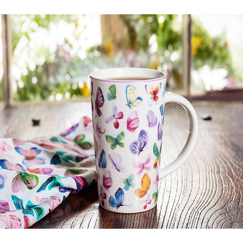Butterfly Print Mug