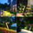 Black Low Voltage Solar Powered Integrated LED Pathway Light