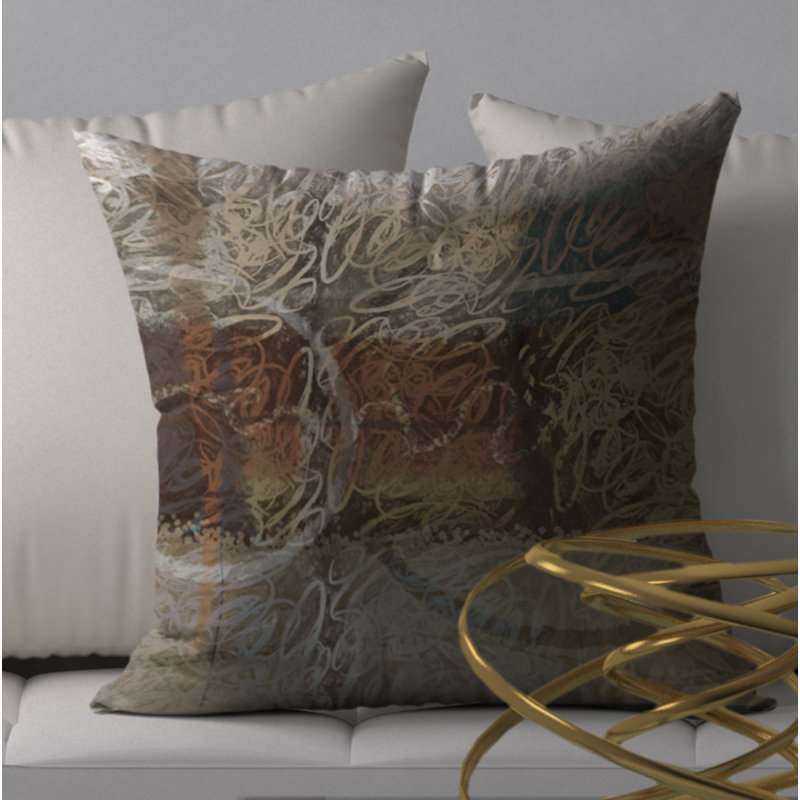 Housse de coussin carrée/insert, 24 po x 24 po
