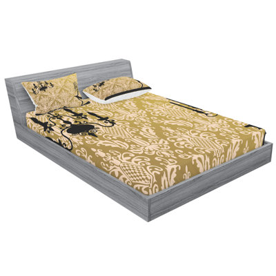 Damask Microfiber Damask Sheet Set
