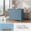 Commode 3 tiroirs 32 "avec façades cannelées-130019503