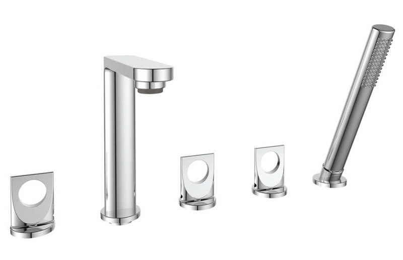 Fresh Tub Filler, Polished Chrome