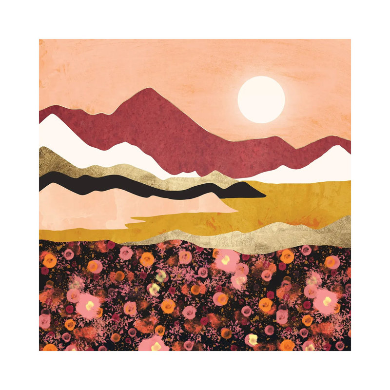 Autumn Field II - Print on Canvas, Wrapped Canvas, 93.98 cm H x 93.98 cm W x 1.91 cm D