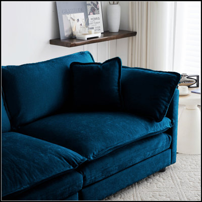 Chaise d'appoint moderne avec repose-pieds, fauteuil club rembourré en chenille, parfait pour la lecture et la détente