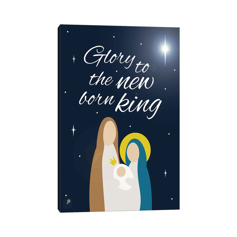 Nativity King by Jace Grey - Wrapped Canvas Painting, 66.04 cm H x 45.72 cm W x 3.175 cm D