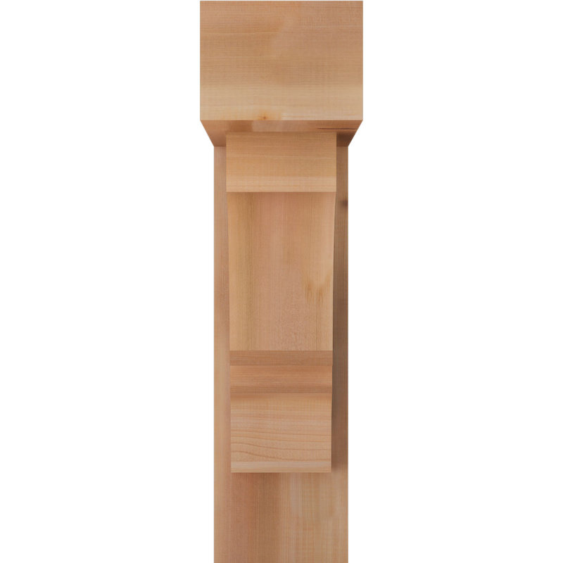 Support de bloc Balboa avec entretoise décalée, 30 x 22, Cèdre rouge occidental de l 7 1/2 po (lisse)