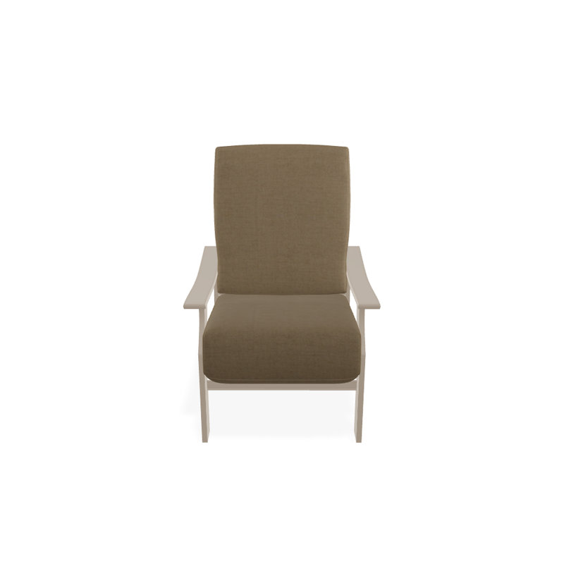 St. Catherine Outdoor Lounge Chair, Wren, Textured Desert