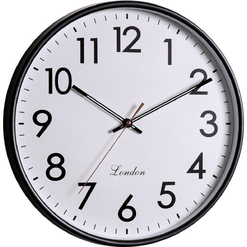 Guevara Wall Clock, Black
