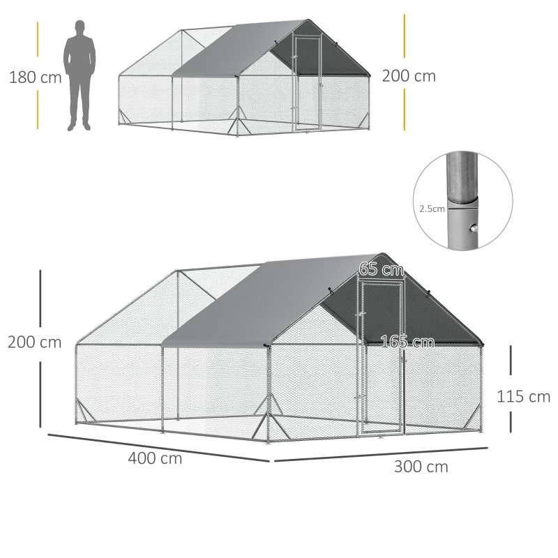 Walk In Chicken Coop For Up To 16 Chickens