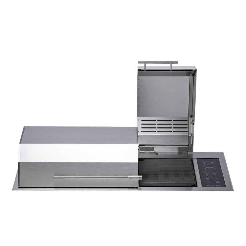 Big American, Three Zone Grill, Mounting Holes, Split Lid, Hardwire 240V, 240V