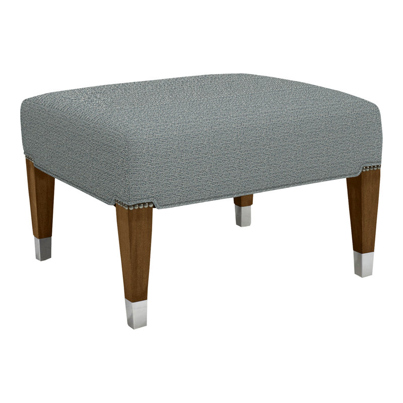 James By Thom Filicia Ottoman, Tuck Cobalt, Yes, Hampton