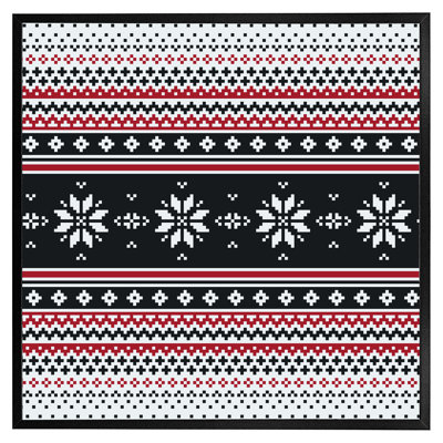 Calwa Abstract Christmas - Single Picture Frame Print