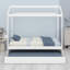 Lit Playful House avec lit gigogne intégré pour un espace de couchage supplémentaire