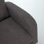 Fauteuil à bascule rembourré d'appoint avec poche latérale