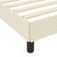  Lit avec matelas en similicuir 55,1 "x 74,8" crème-446702986-446702987