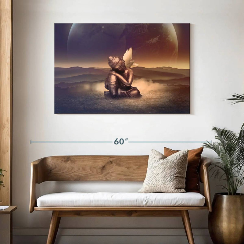 Blissful Buddha Canvas Print, 30" H x 45" W x 1.25" D