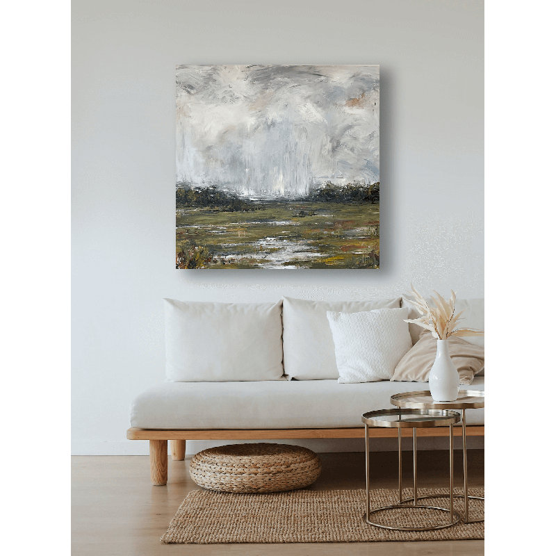 Sur le marais - reproduction d'art sur toile, Unframed, H 30 po x l 30 po x P 1,5 po