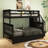 Twin-Over-Full Bunk Bed With Twin Size Trundle-580769762