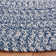 Trombetta Hand Woven Area Rug in Dark Blue/Ivory