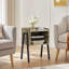 Ensemble de 2 tables de chevet empilables 23,6 po-1601197903