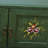 Modern Green Solid Wood China Cabinet-210590679