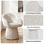 Linen Upholstered Barrel Side Chair