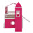 Twin Size Loft Bed With Slide And Tower-939436338