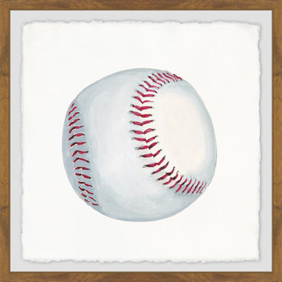Shelbina 'Let's Play Baseball' Framed Print