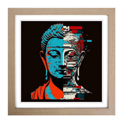 Buddha Constructivism - Framed Print