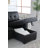 Lucca 84"W Vegan Leather Modern Reversible Sleeper Sectional Sofa With Storage Chaise