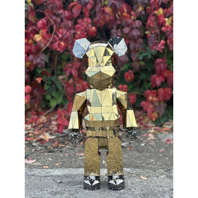 Statue d'ours - Or titane - XL