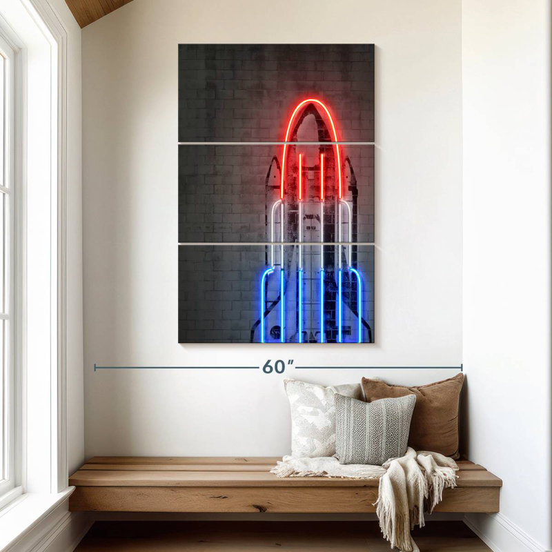 Oberle Rocket Agenda, 50" H x 32" W