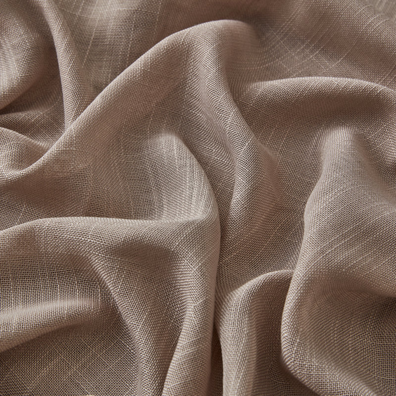 Aleksander Tailored Cafe Curtain, 35" W x 24" L, Taupe