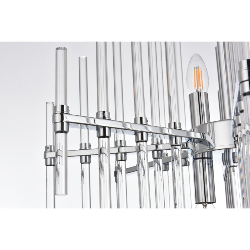 Francene 6 - Light Unique/Statement Pendant, Chrome