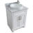 Bonavista 25 " W Freestanding Standard Single Vanity Bathroom Vanity With Carrara Marble Top