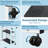 Laptop Desk Adjustable Desk Home Office Desks for Small Spaces Portable Desks Table for Bedrooms,Mobile Rolling Computer Work Desks on Wheels