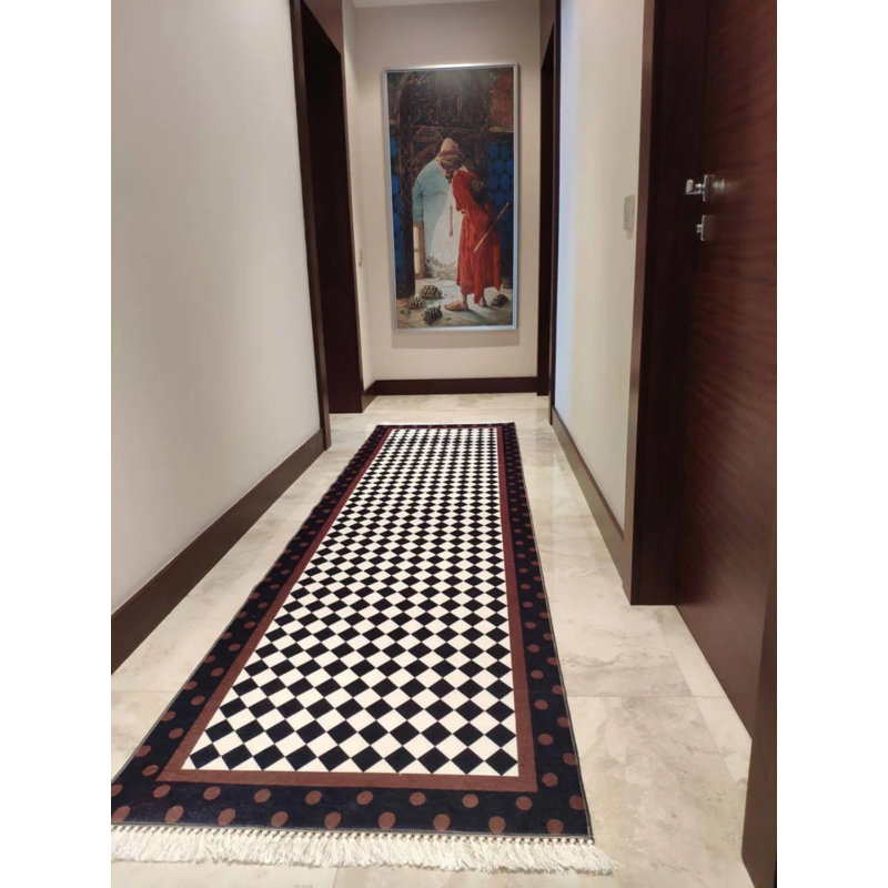 Tapis Masanao avec envers antidérapant, Tapis de couloir 3 pi 11 po x 10 pi 6 po
