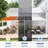 Gazebo, Wall Mounted Gazebo, Lean To Metal Awnings Gazebos, Gazebo Pergola With Sloped Roof, Outdoor Patio Gazebo Awning For Backyard, Deck-106693957-110136469