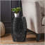Table d'appoint lilas 12 po - Design industriel cylindrique, noir-129458313