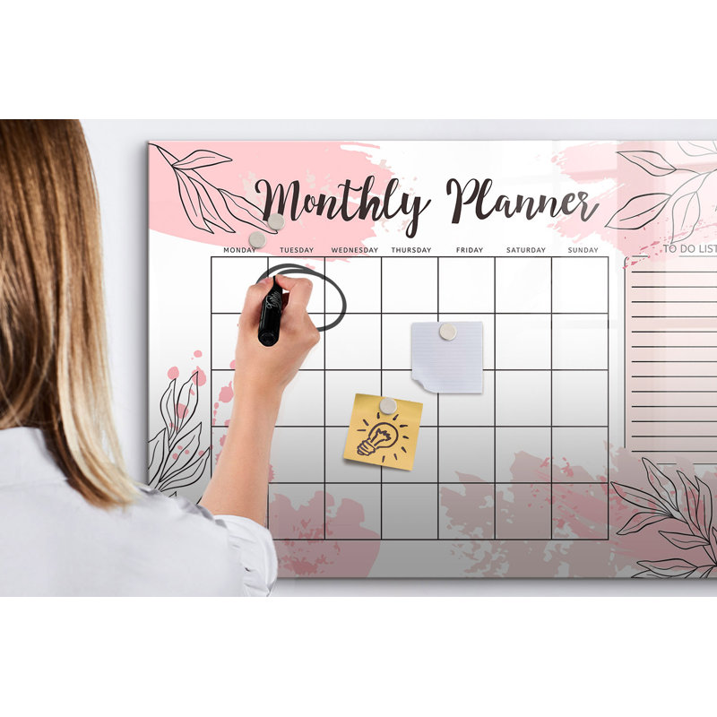 Magnetic Glass Dry Erase Board