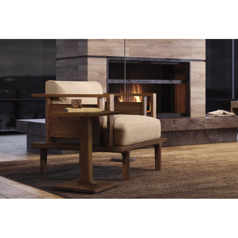 Sierra Solid Wood End Table, Natural Cherry