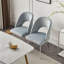 Athanaze 49cm H Velvet Upholstered Metal Side Chair in Beige-607848979