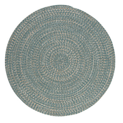 Bristow Wool Blend Reversible Area Rug - Teal