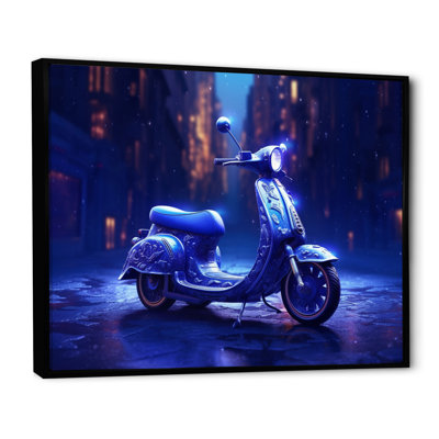 Scooter City Rides I - Transport, impressions sur toile
