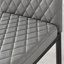 Eubanks Double Pedestal High Gloss Dining Table Set with 4 Luxury Faux Leather Dining Chairs-1338948165-1338948185